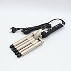 Плойка для волосся 45Вт, Geemy GM-2933 + Подарунок Капсули для волосся 30 шт Sevich / Щипці для волосся з регулюванням температури, фото 8