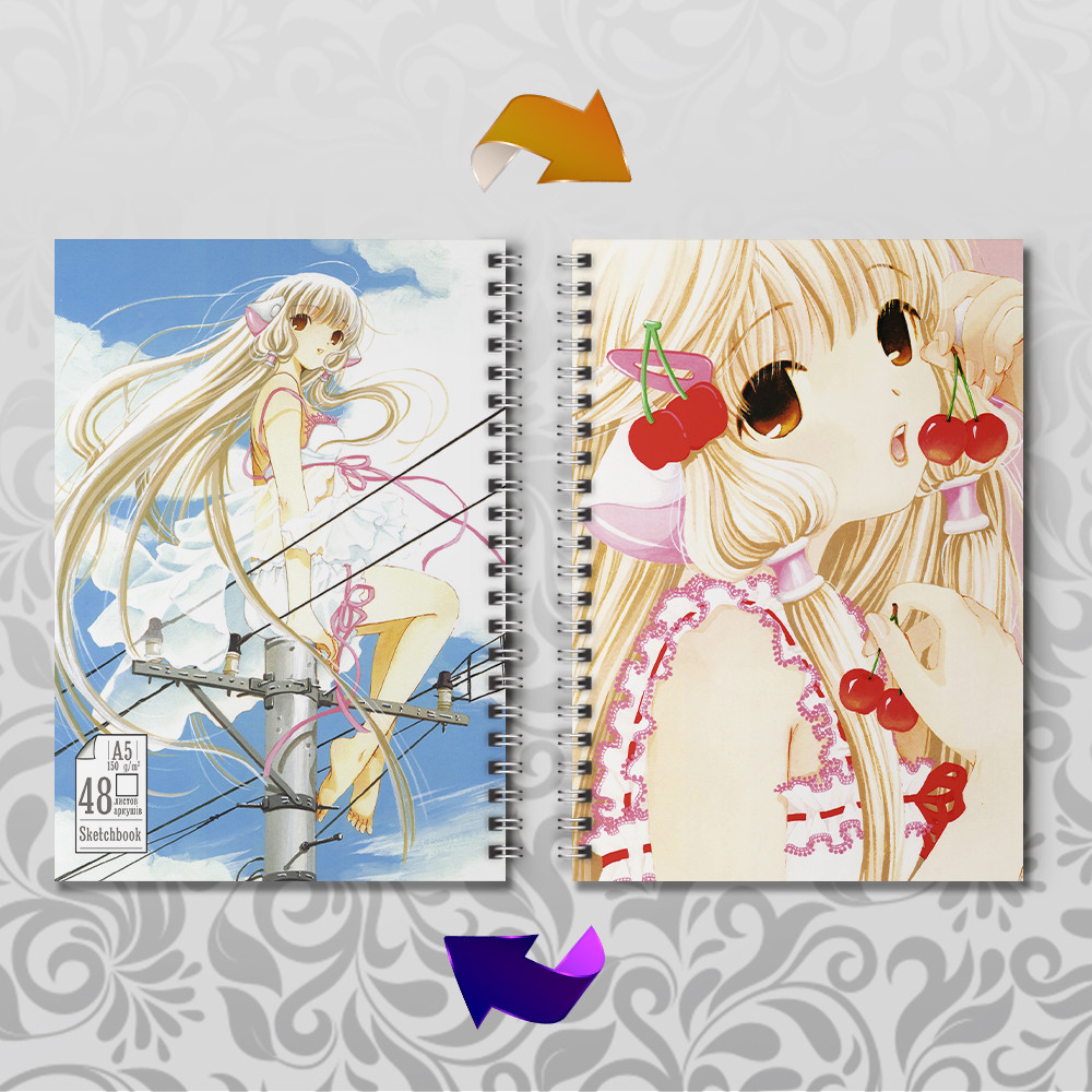 Скетчбук А5 48 л. 150 гр.м² Chobits / Чобіти