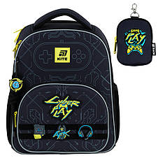 Набір Kite рюкзак + пенал + сумка для взуття SET_K25-556M-2 Cyber, фото 4