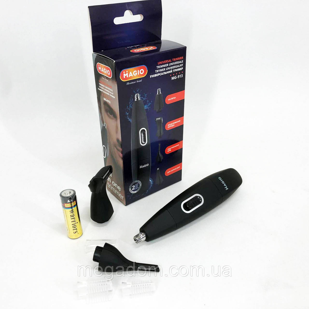 Електробритви для чоловіків SHAVER MAGIO MG-913, Електробритва портативна бритва, Тример TO-296 для бороди