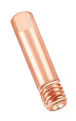 Наконечник струмопровідний M6 25 мм | Преміум мідь | Для MIG пальників 0.6 / 0.8 / 1.0 / 1.2 мм