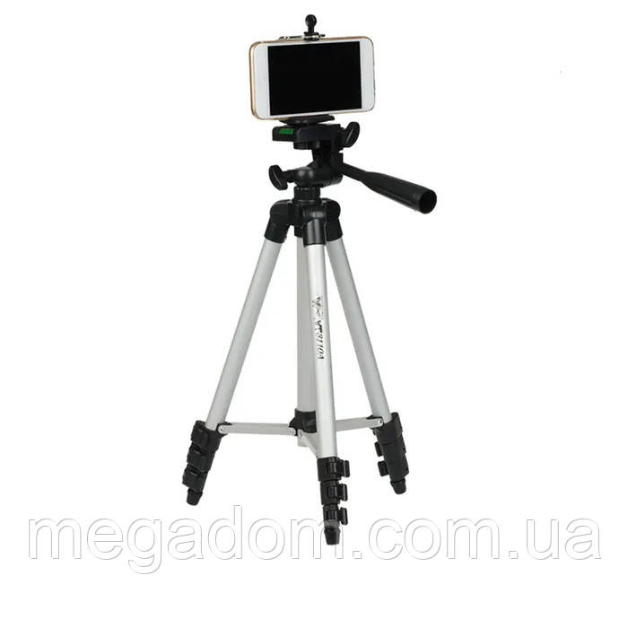 Штатив для горизонтального знімання Tripod 3110 0,35-1.02м, Штатив для монокуляра, Штатив VD-318 для камери