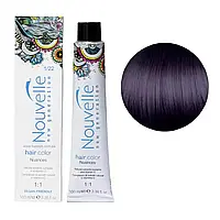 Nouvelle Hair Color Фарба аміачна № 1.22 Фіолетово-чорний 100 мл.