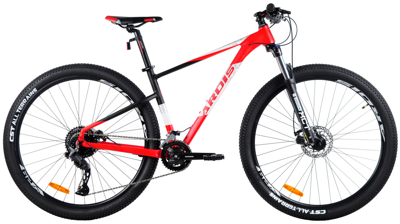 Велосипед гірський спортивний 29" Ardis MTB AL ULTRA чорно-червоний на зріст 156-170 см