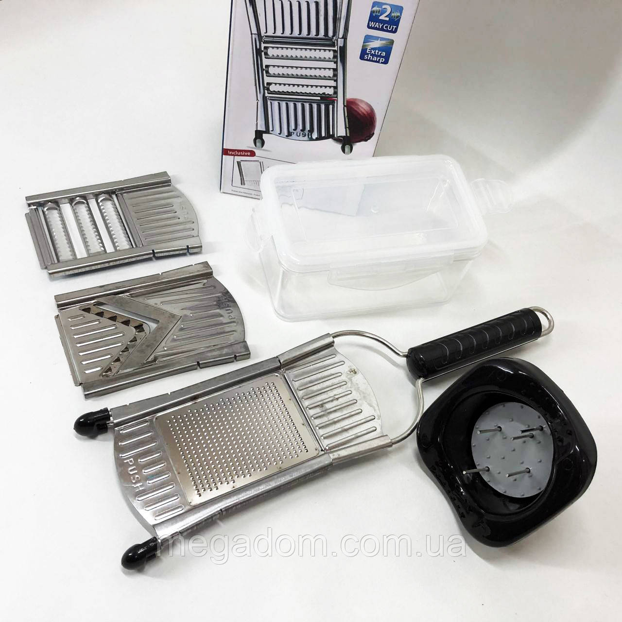 Овочерізка для овочів Nicer Dicer SPEED, Шинковка механічна ручна, Ручная WA-334 овочерізка блендер