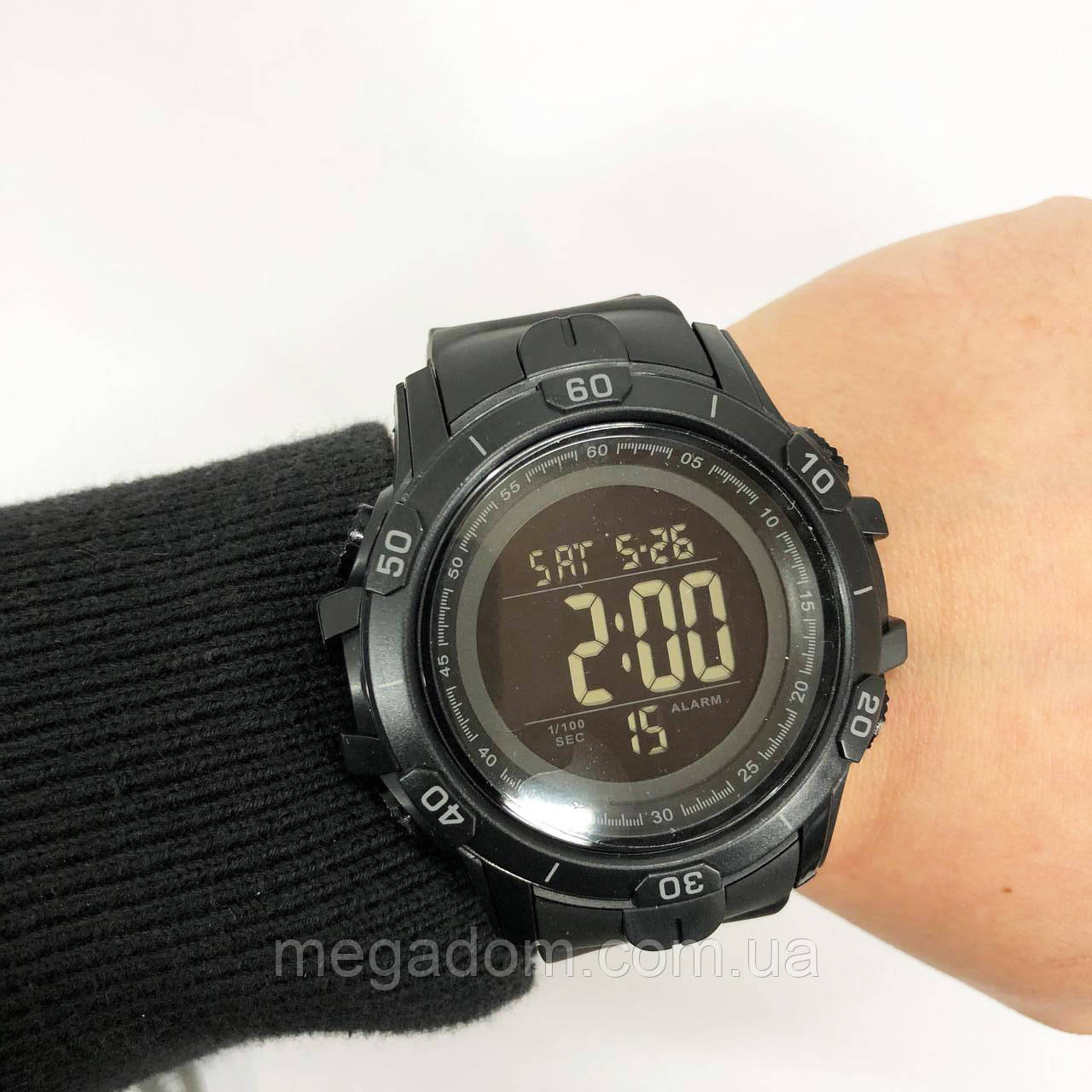 Чоловічий армійський водостійкий тактичний годинник SKMEI 1475BK BLACK, Фірмовий GE-934 спортивний годинник