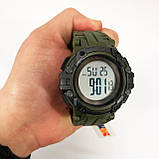 Годинники військові з офіційною гарантією SKMEI 1545AG ARMY GREEN, Годинник RI-953 військовий чоловічий, фото 9