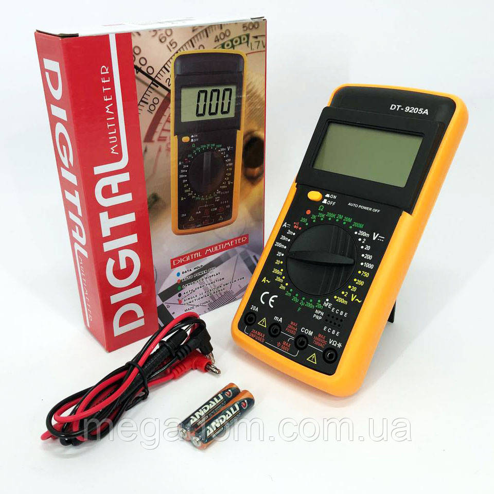 Точний автомобільний мультиметр Digital Multimeter DT9205A, Мультиметр FS-941 тестер напруги