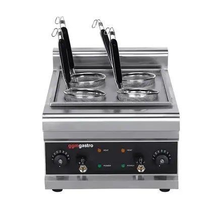 Макароноварка NKJ4 GGM Gastro | 4 корзины | 3000 Вт | 4,8 л, фото 1