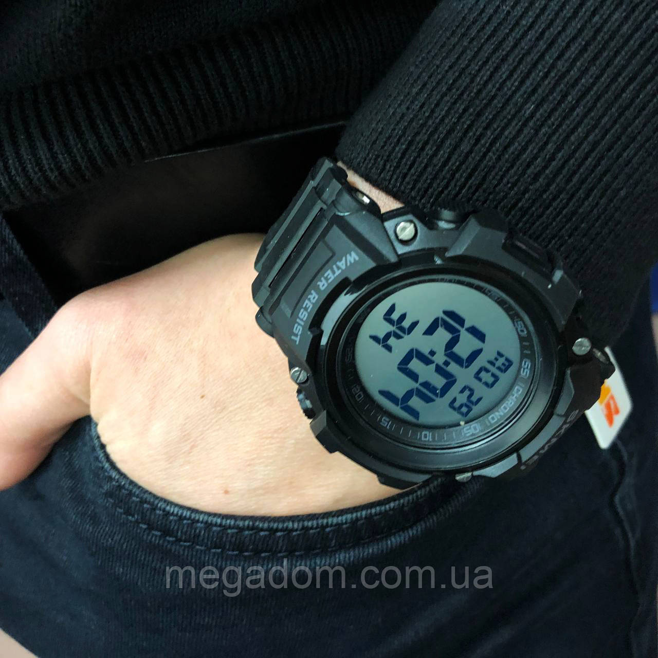 Годинники наручні спортивні SKMEI 1886BKWT, Годинники спортивні спорт, Найкращий TO-320 тактичний годинник
