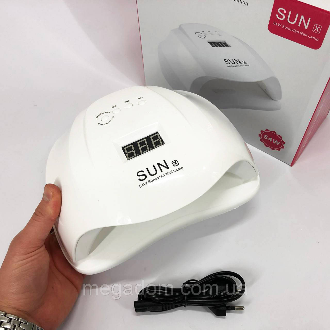 Світлодіодна сушарка для нігтів 54w FD 160A, Лед сушарка для нігтів, Портативна сушарка QY-328 для нігтів
