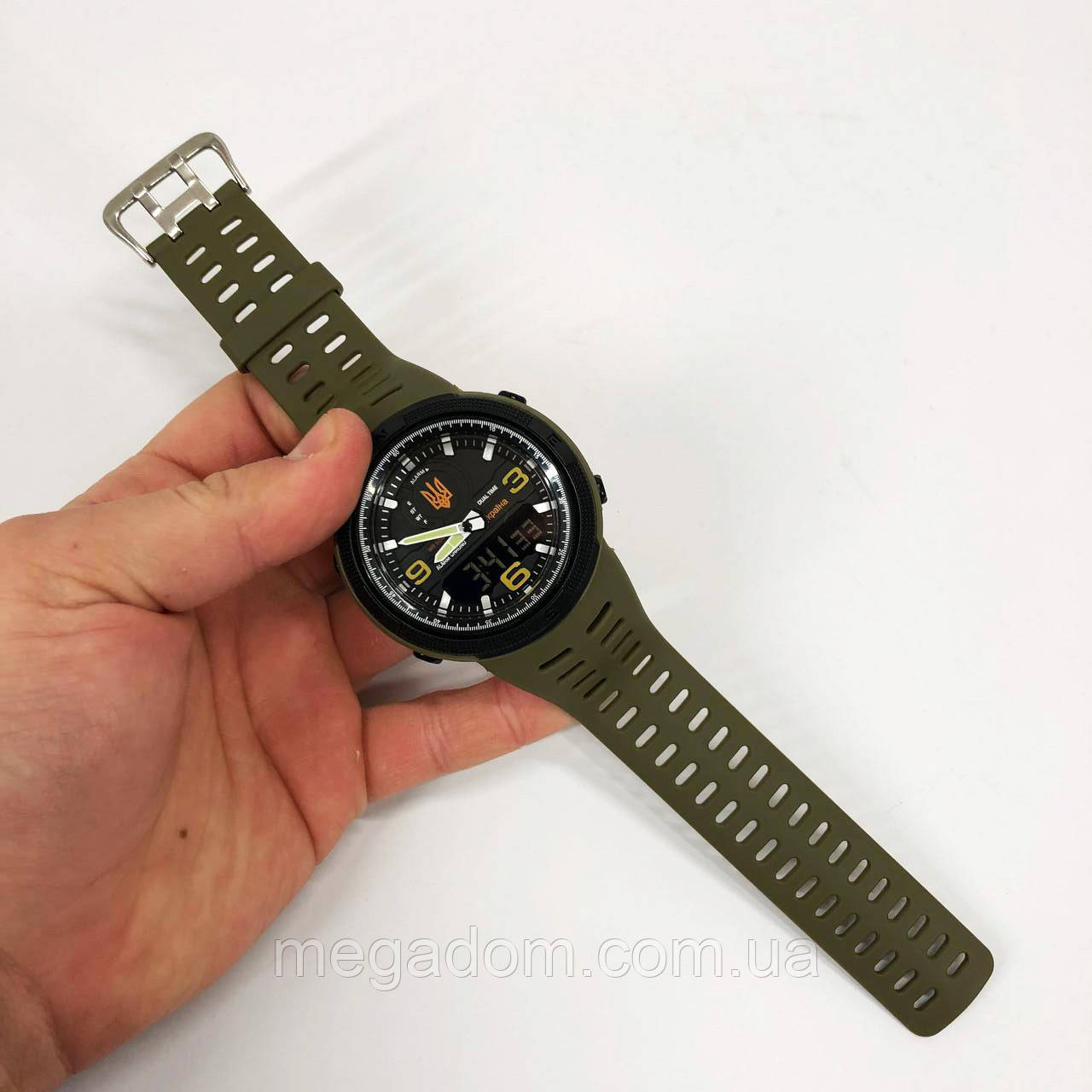 Годинники для військовослужбовців SKMEI 5561/1655AGBK, Годинник армійський скмей, WM-763 Протиударний годинник