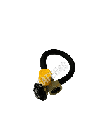 Перехідник для заправки газових туристичних балонів цангового типу від побутових балонів