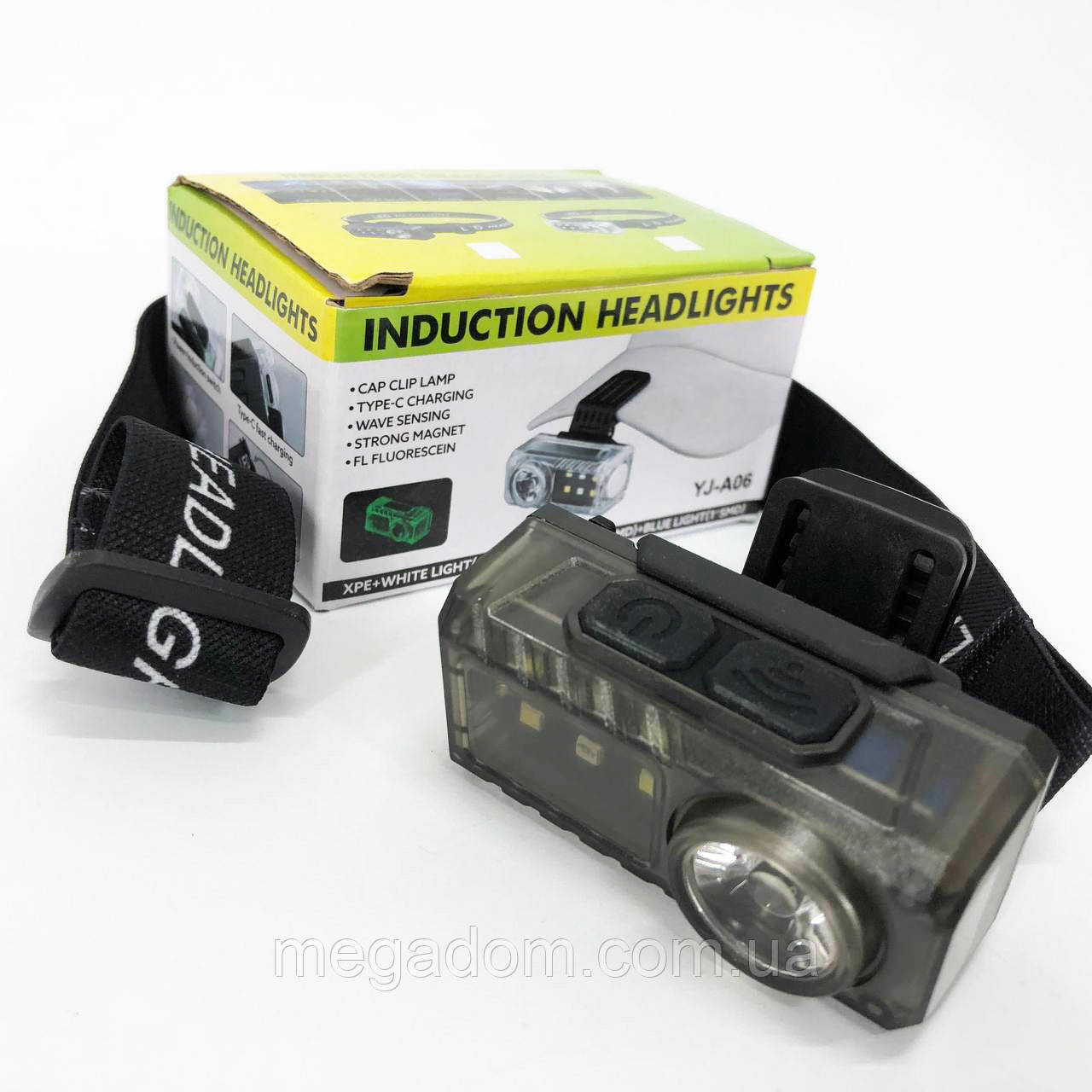 Налобний ліхтарик bailong YJ-A06-LED+6SMD, Налобний ліхтар яскравий, Ліхтарик світлодіодний GZ-825 на голову