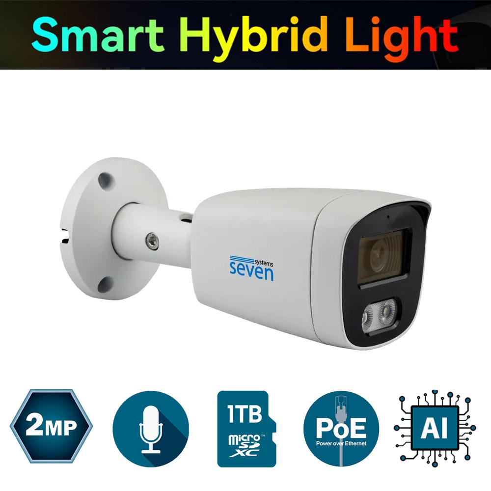 IP-відеокамера 2 МП IP-7222PA-DL white 2,8 мм з розумною подвійною підсвіткою