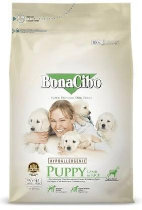 BonaCibo Puppy Lamb&Rice корм для цуценят з ягням та рисом 15 кг