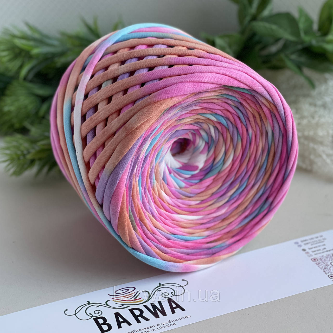 Пряжа трикотажна BARWA Льодяник