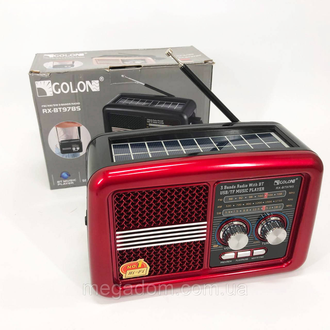 Приймач фм Golon RX-BT978S, FM-приймачі, FM передавач для радіомовлення, DH-847 Ам приймач