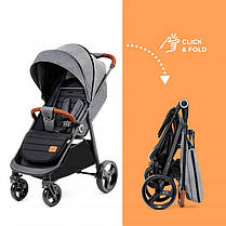Прогулянкова коляска Kinderkraft GRANDE PLUS, фото 4