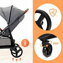 Прогулянкова коляска Kinderkraft GRANDE PLUS, фото 5