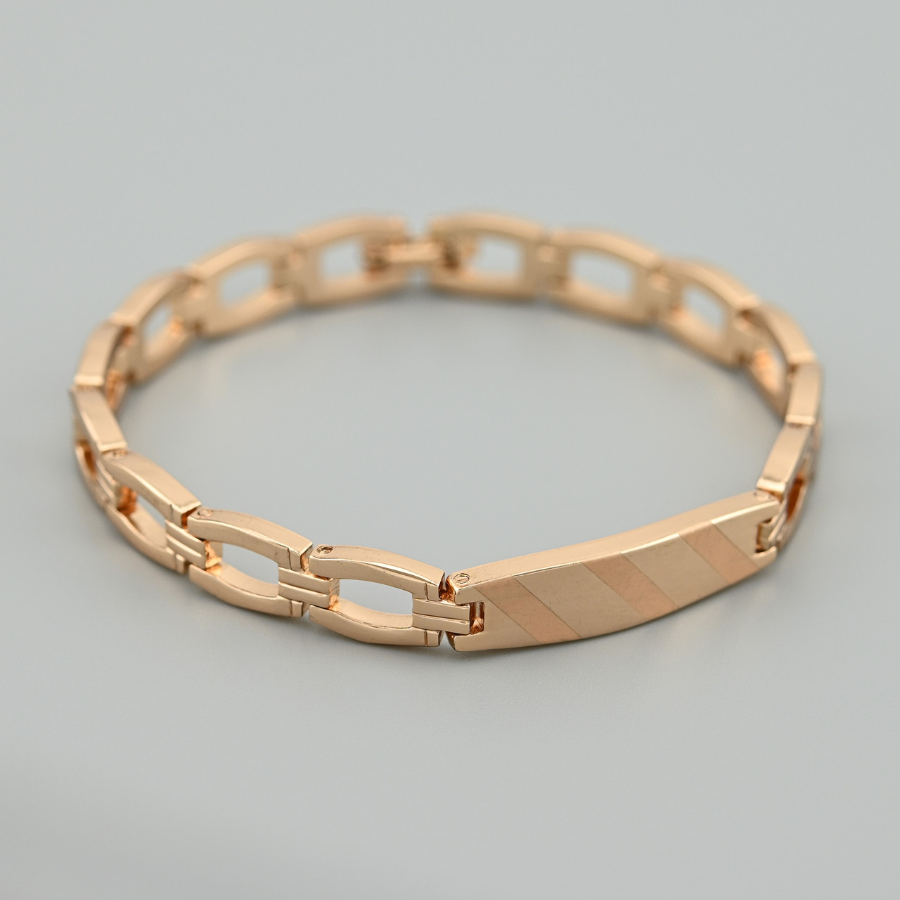 Браслет Бажаний 50154 ширина 7 мм позолота 18К довжина 18, фото 1