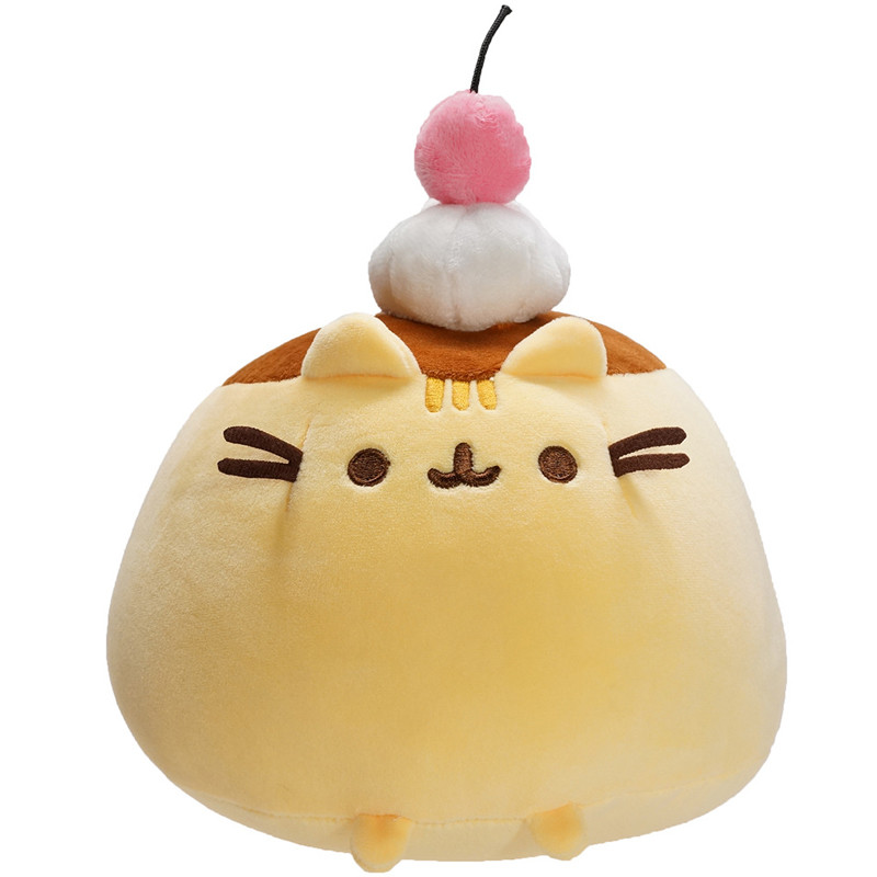 Іграшка Пушин кет із вишенькою Pusheen cat — м'яка іграшка для дітей (l_13897)