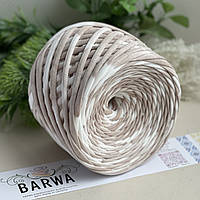 Пряжа трикотажна BARWA Крем беж