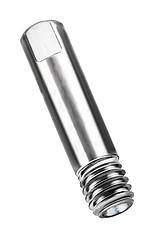 Наконечник струмопровідний M6 25 мм | Нікельований | Преміум мідь E-Cu | Для MIG/MAG 0.8 / 1.0 / 1.2 мм