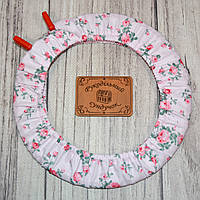 Чохол для п'ялець Nurge 195 мм Дрібні троянди на рожевому