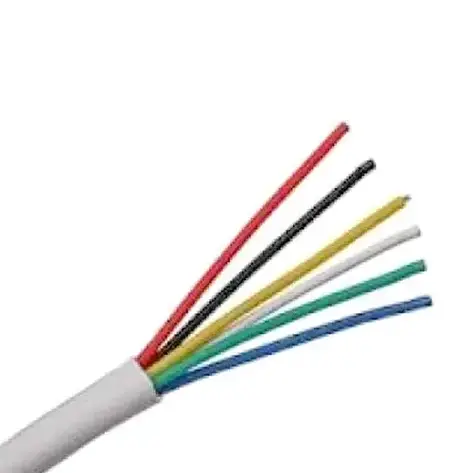 Кабель сигнальний EUROSAT 6 жил, без екрана, 7х0.22мм, CCA, білий, 100 м, фото 1