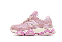 Жіночі кросівки New Balance 9060 Pink (рожеві) стильні кросівки замша текстиль Y14993