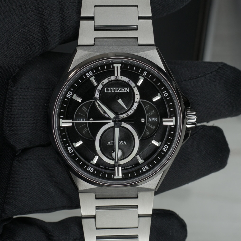 Годинник Citizen ATTESA BU0060-68E Eco-Drive Triple Calendar Titanium Sapphire