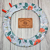 Чохол для п'ялець Nurge 195 мм Польові квіти на сірому