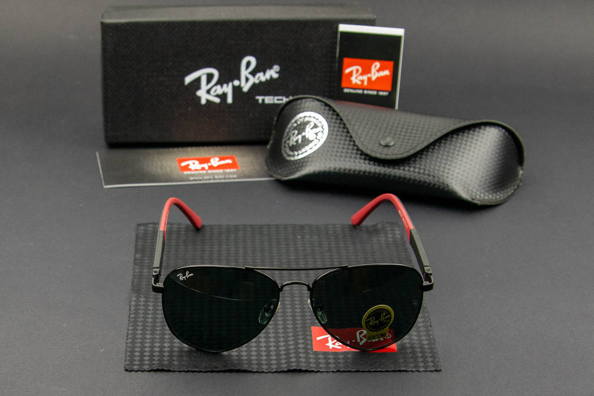 Сонцезахисні окуляри RAY BAN авіатори (арт. RB5217) черный, фото 1