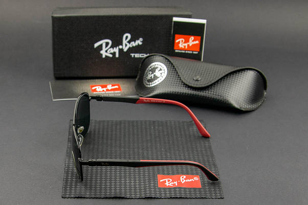 Сонцезахисні окуляри RAY BAN авіатори (арт. RB5217) черный, фото 4