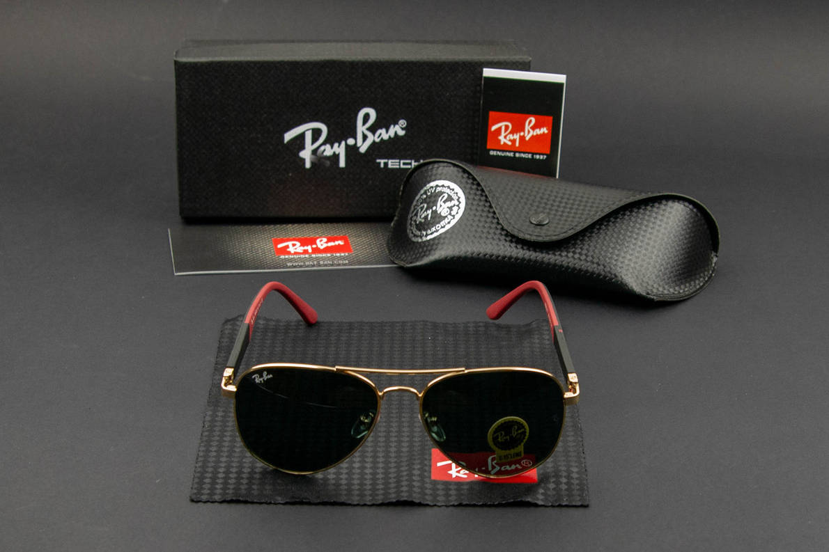 Сонцезахисні окуляри RAY BAN авіатори (арт. RB5217) золота оправа, фото 1