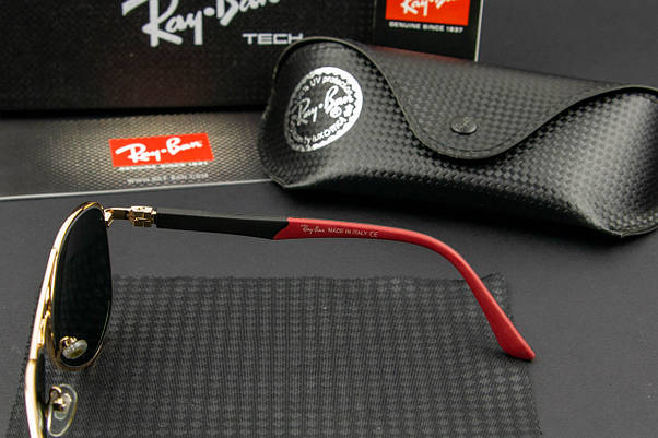Сонцезахисні окуляри RAY BAN авіатори (арт. RB5217) золота оправа, фото 3