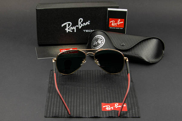 Сонцезахисні окуляри RAY BAN авіатори (арт. RB5217) золота оправа, фото 6