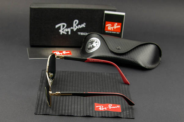 Сонцезахисні окуляри RAY BAN авіатори (арт. RB5217) золота оправа, фото 5
