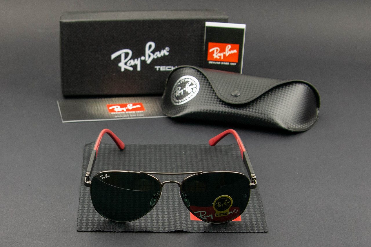 Сонцезахисні окуляри RAY BAN авіатори (арт. RB5217) срібна оправа