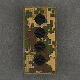 Погон 3D капітан хижак-піксель G0822 10.0 х 5.0, фото 2