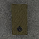 Погон 3D молодший лейтенант олива 10.0 х 5.0, фото 2