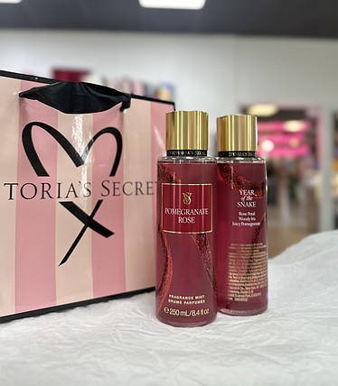 Парфумований спрей для тіла Victoria’s Secret Pomegranate Rose Lunar New Year Body Fragrance Mist 250мл, фото 4