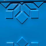 Пластикова душова кабіна вулична, вуличний душ синій, фото 2