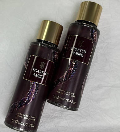 Парфумований спрей для тіла Victoria's Secret Toasted Amber Lunar New Year Body Fragrance Mist 250мл, фото 3