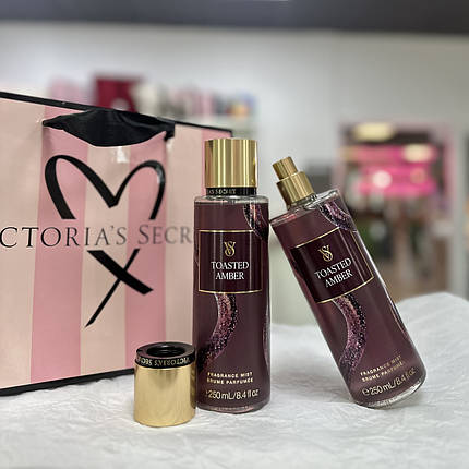 Парфумований спрей для тіла Victoria's Secret Toasted Amber Lunar New Year Body Fragrance Mist 250мл, фото 1