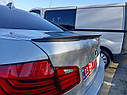 Спойлер на кришку багажника BMW 5-series F10 Sedan (скловолокно), фото 2