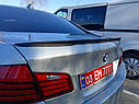 Спойлер на кришку багажника BMW 5-series F10 Sedan (скловолокно), фото 5