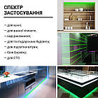 Стрічка світлодіодна OEM ST 2835-120-12V-IP65 9W 560Lm Green 5м (ST-12-2835-120-G-65), фото 8