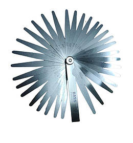 Щуп для регулювання клапанів 0.03–1.00 мм Bass Polska 1435, Набір пластинчатих щупів для клапанів 32 шт